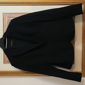 BANANA REPUBLIC BLACK SINGLE BUTTON BLAZER SIZE 4
